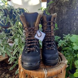 New Men's Hoffman Armor Pro Chalk Sympatex Black and Brown Tree Boots Price Firm